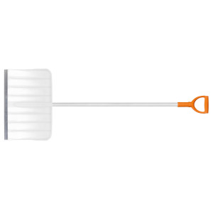 Impingator zapada Fiskars SnowXpert Pusher alb