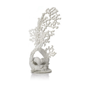 Ornament BiOrb sculptura coral alb, mare 